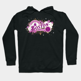 Boston Vintage in Pink Hoodie